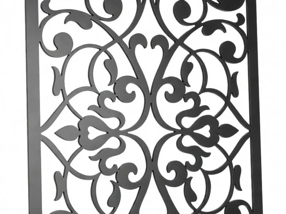 Celosía metálica decorativa cortada por láser para fachadas y divisores