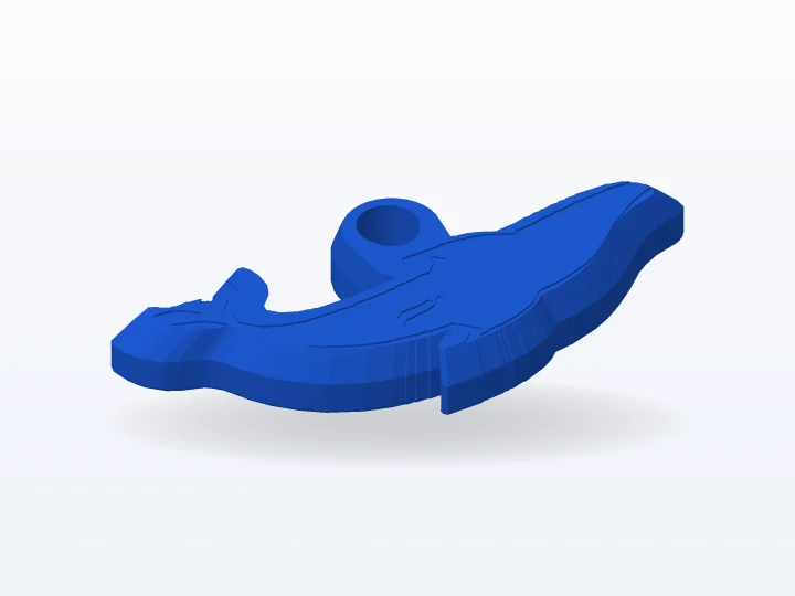 Llavero 3D ballena