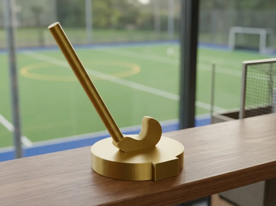 Trofeos personalizados 3D: trofeo de hockey sobre césped