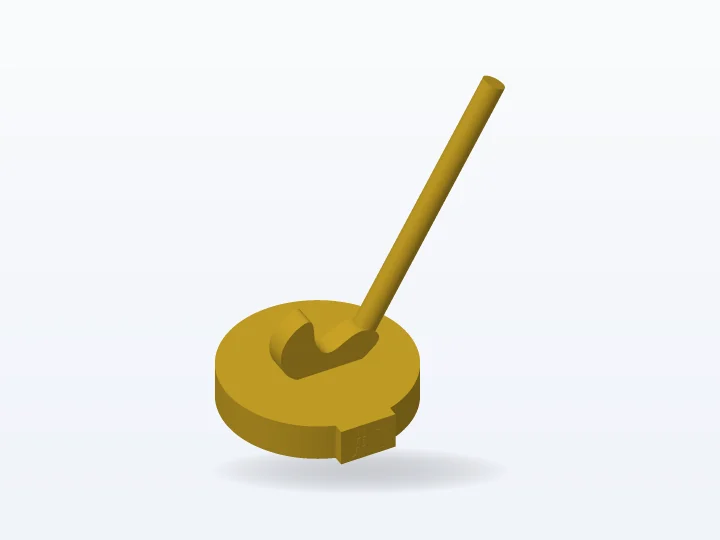 Modelo 3D del trofeo trofeo de hockey sobre césped para imprimir